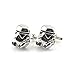 Clone Trooper Star Wars Palladium Helmet Cufflinks Wedding Groom Men Cuff Links