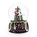 BestPysanky Nutcracker and Ballerina Dancing Around Christmas Tree Musical Snow Globe
