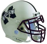 MISSISSIPPI STATE BULLDOGS OFFICIAL FULL SIZE SCHUTT FOOTBALL HELMET