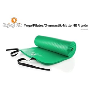 EnjoyFit NBR Yogamatte Yoga Matte Pilates Gymnastikmatte Dicke 1,5cm Breite 60cm EnjoyFit NBR Yogamatte Yoga Matte Pilates Gymnastikmatte Dicke 1,5cm Breite 60cm