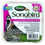 Scotts 1022813 Songbird Selections Multi - Bird Suet with Fruit & Nuts 11.75 oz. - B003AREJTI