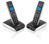 BT Synergy 5100 DECT Twin Cordless Phone - Black / Silver