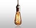 Nostalgic Edison Vintage Reproduction Dimmable Light Bulb ST64 40W (E26)
