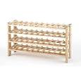 Seville Classics FRN04714 40-Bottle Birchwood Wine Rack