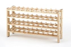 Seville Classics FRN04714 40-Bottle Birchwood Wine Rack