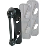 Prime-Line Products K 5004 Spring Type Screen Door Strike Plate, Black