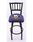 New York Islanders Single-Ring Swivel Bar Stool w/ Back