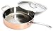Kitchen & Housewares : Gourmet Standard 11 Inch Copper Tri-Ply Saute Pan with Lid - CT11772