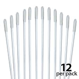 Visible Dust Extra Chamber Clean Swabs, 12 Foam Swabs Per Package.