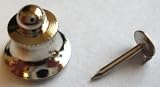 25 PCS of Silver BALL SPRING Clutch Pin Backs with Nails Included