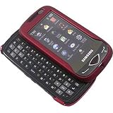 Crystal Hard RED RUBBERIZED Cover Case for SAMSUNG U820 REALITY (VERIZON) [WCS597]