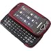 Crystal Hard RED RUBBERIZED Cover Case for SAMSUNG U820 REALITY (VERIZON) [WCS597]