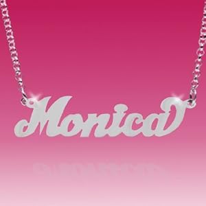 Personalized Sterling Silver High Polished Classic Name Necklace (FREE CHAIN+GIFTBOX+SHIP)