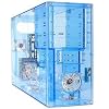 11-Bay ATX Mid Tower Computer Case w/3x80mm LED Fans - No PSU (Transparent Blue)