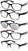 Eyekepper Classic 80's Reading Glasses for Women 5 Pairs Readers Include Reading Sunglasses +3.00