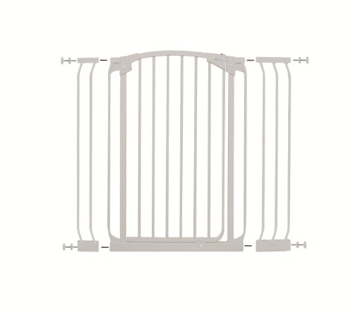 Dreambaby Extra Tall Swing Close Gate with Extensions, White