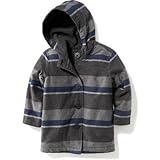 オールドネイビー OLD NAVY/ フードツイルコート ブルー/グレーストライプ アウタージャケット 5歳【並行輸入】