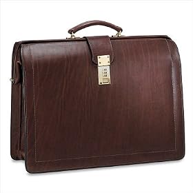 Buy Jack Georges Belting Classic Briefcase 9005 Shoulder Strap: Included, Color: Brown, Customize:... by Jack Georges