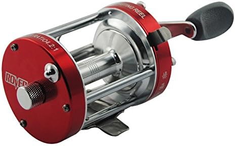 Carp Reel Hiqh Speed 4.2:1 Trolling Reel Aluminum Rx60 Right-Handed Round Baitcasting Reel Good For Sea Fishing