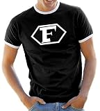 Captain Future Logo Kontrast / Ringer T-Shirt S-XXL