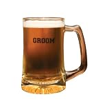 Hortense B. Hewitt Wedding Accessories Glass Mug, Groom
