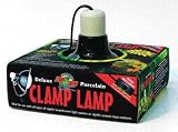 Zoo Med Laboratories Deluxe Porcelain Clamp Lamp Black - LF-11