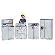 Rainbow Accents Kitchen 4 Piece Set-Purple Edging