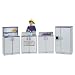 Rainbow Accents Kitchen 4 Piece Set-Purple Edging