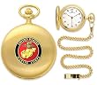 U.S. Marine Corps MILITARY Gold Pocket Watch