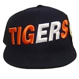 MLB DETROIT TIGERS FLAT BILL HAT CAP NAVY 7 1/4