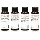 CandleScience Herbal Fragrance Sampler Scent with 4 Bottles