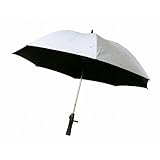 KitagawaSyouten[キタガワショウテン] 晴雨兼用傘 レディース 日傘 雨傘 長傘 涼風扇風機付き 表シルバー