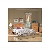 Mountain Pine Storage Bed and Headboard Bedroom Set in Pine
