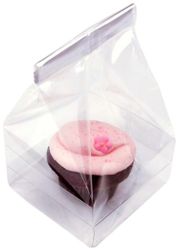 Dress My Cupcake Single Cupcake Favor Bags, Set of 25