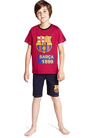 Pure Cotton Barcelona Football Club Short Pyjamas