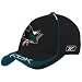 Reebok San Jose Sharks Black Player 2nd Season Flex Fit Hat