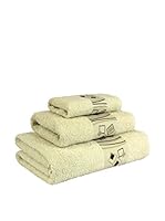 Flor De Algodón Juego De Toallas Vibration (Crema)