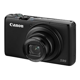 Canon - PowerShot S95 - Appareil photo compact - 10 Mpix - Objectif f/2 - Zoom optique 3,8x - Ecran LCD 3" - Noir