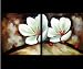 Original Feng Shui Abstract Art Yin Yang Flower Oil Painting 66