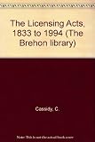 The licensing acts 1833-1955
