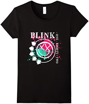 Women's Blink 182 Shirt - Funny Logo Blink 182 T Shirt XL Black