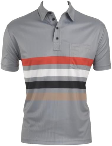 DannyShane Hemingway Polo Shirt, Grey, Medium