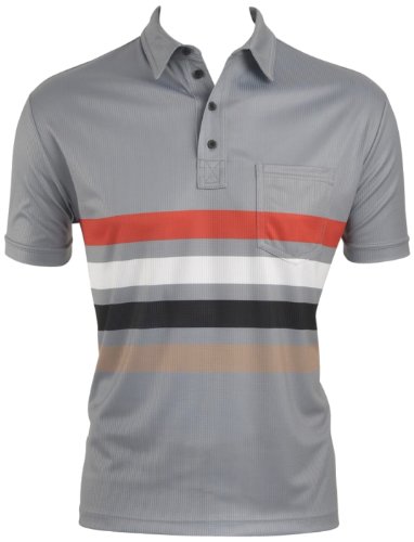 DannyShane Hemingway Polo Shirt, Grey, Medium
