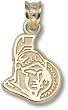 Ottawa Senators New Logo 5/8" Charm/Pendant -14K/10K, Stainless Steel or Gold Plated