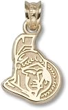 Ottawa Senators New Logo 5/8" Gold Plated Charm/Pendant