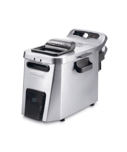 Delonghi F34532CZ 5-Liter Deep Fryer, 220-Volt, Silver by Delonghi