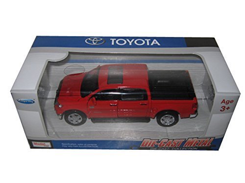 Kingstoy Toyota Tundra Pickup Truck 1:36 Scale Diecast Model Car Red 89108RD