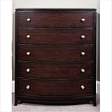 IMAGE OF Wynwood 1606-73 Bellaire Five-Drawer Chest in Cabernet Cherry