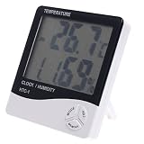 ECOMGEAR(TM)New Digital LCD Temperature & Humidity Meter HTC-1 H596