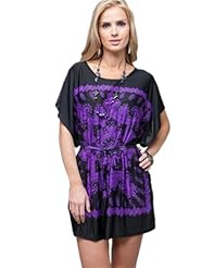 Sexy Above the Knee Vintage Belted General Print Fall Polyester/Spandex  Dress